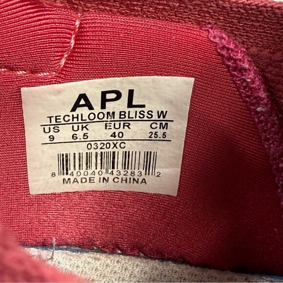 APL Womens Techloom Bliss Shoes Size 9 Pink Slip On Gym Running Sneakers 0320XC - Picture 9 of 9